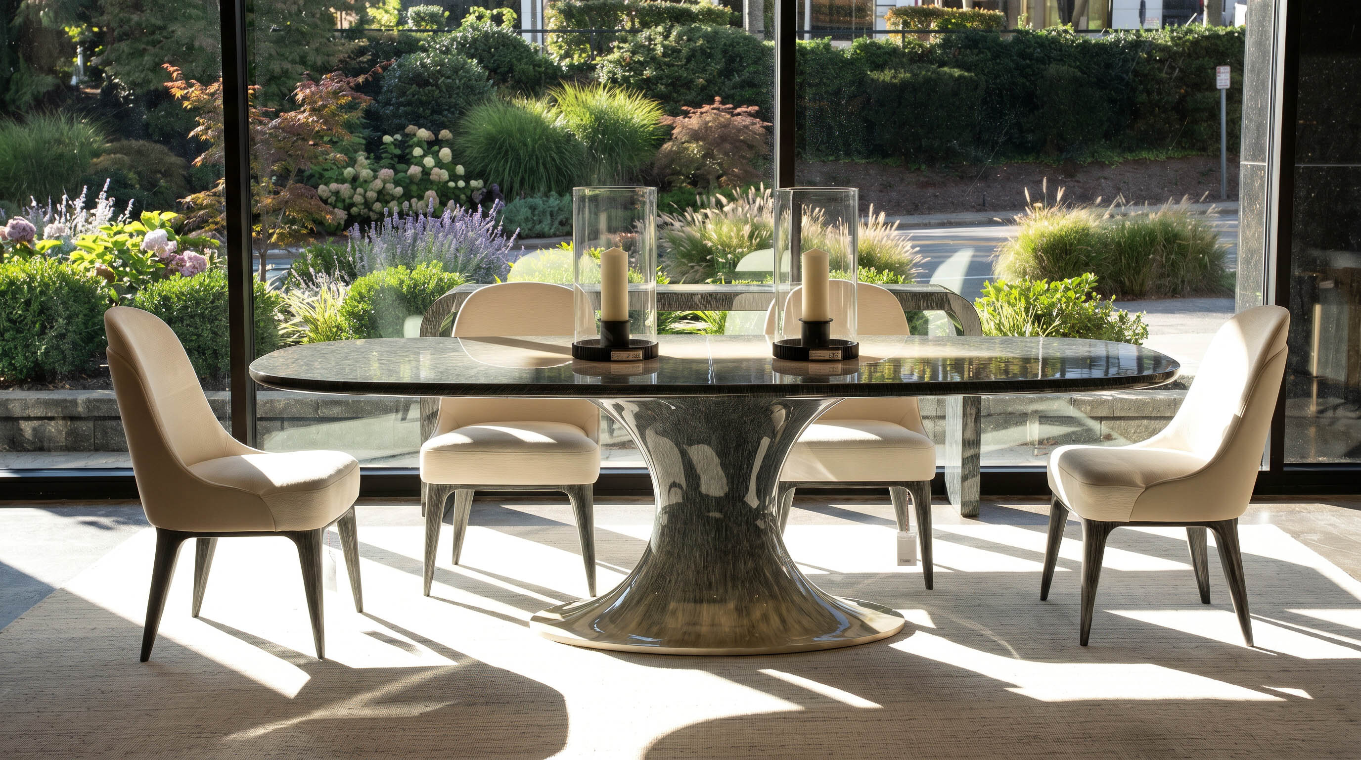 A considered living room arranged with quiet confidence